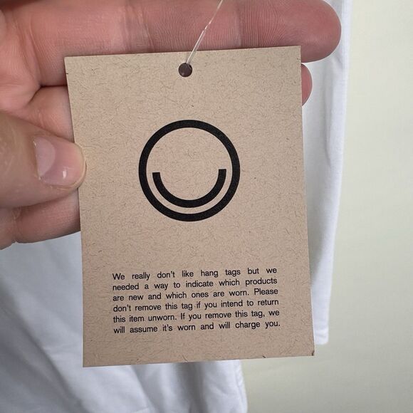 For Days Women’s White Date Night Midi Dress Size Large Organic Cotton NWT - Picture 5 of 6